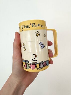 Vintage Winnie the Pooh Stacked Puzzle Kids Mug